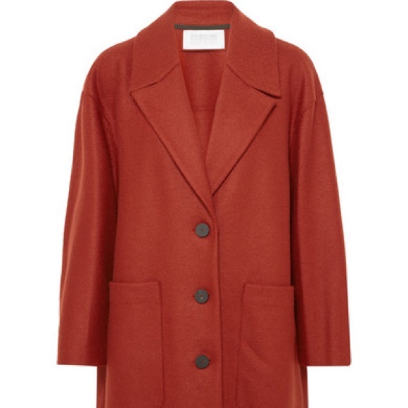 NWT Harris Wharf London Oversized Rust Coat - Picture 4 of 7
